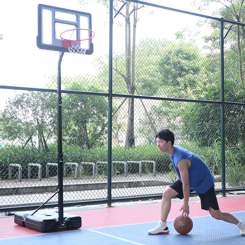 Details about   Portable Indoor Kids Basketball Stand Backboar Court Goal Hoop Adjustable Height 