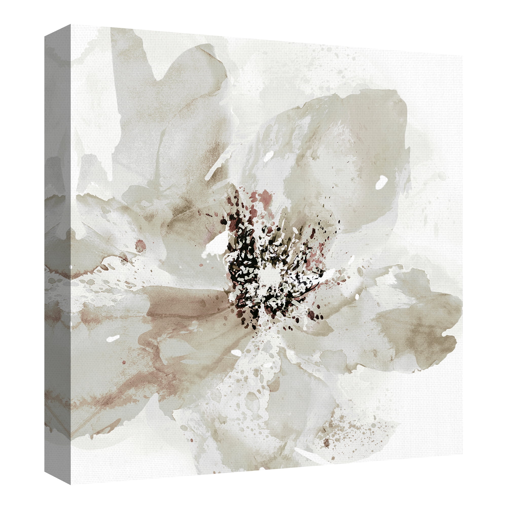 Corolla I Neutral by Tania Bello Floral Canvas Art
