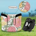 thumbnail image 6 of Haosy Pastel Pink Yellow Cream Peonie Golf Mallet Putter Cover Strong Magnetic Leather Golf Club Headcover Closure, 6 of 7