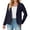 05-C-Navy Blue, variant on Women's Single-Button Tailored Blazer Jacket – Notch Lapel, Lightweight Suit Coat Pink 18