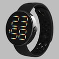 thumbnail image 2 of LED Watch Waterproof Fashion: Decorative Round Screen Digital Watch Sports Watch, 2 of 9