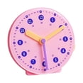 thumbnail image 3 of Reloj de juguete para niños Hugo aprendizaje temprano rosa, 3 of 9