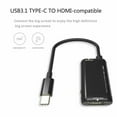USB 3.1 Type C USBC to HDMI Adapter 1080P Male to Female Converter