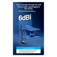 thumbnail image 1 of Wireless Adapter AC650 WiFi5 5G&2.4G USB Wireless Card Dongle, 1 of 5