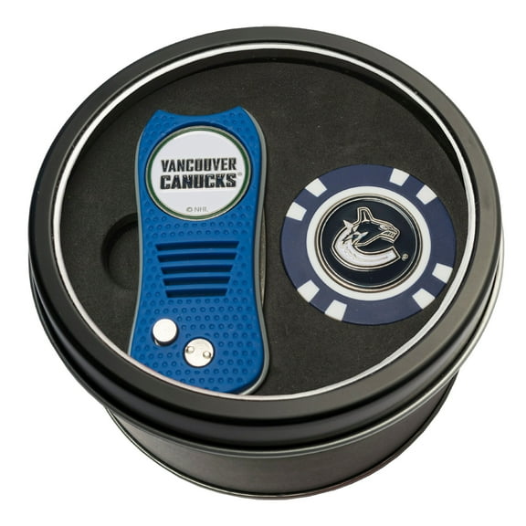 Team Golf NHL Tin Gift Set with Switchfix Divot Tool and Golf Chip