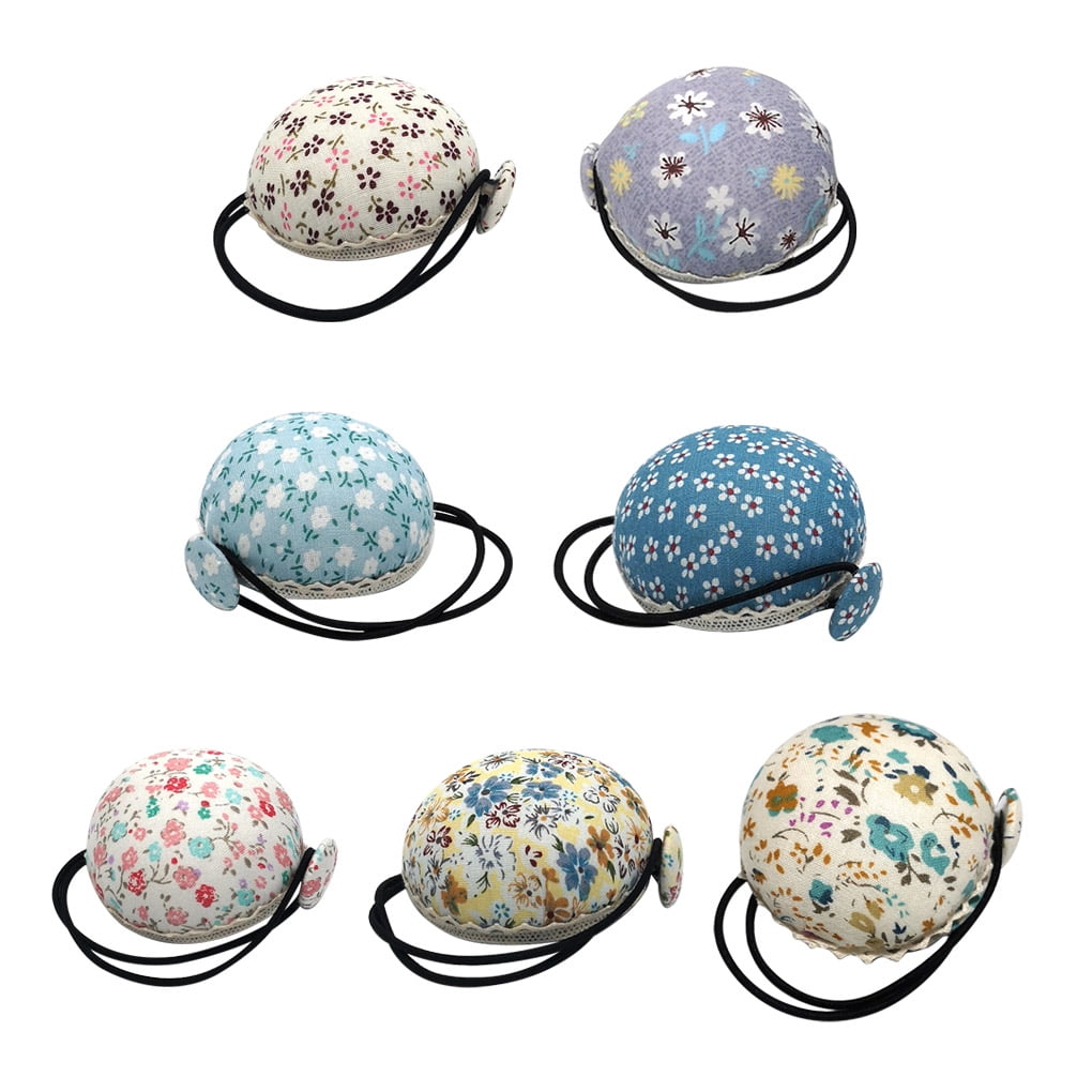 TureClos Sewing Pin Cushion Cloth Needle Cushion Round Pin Holder for