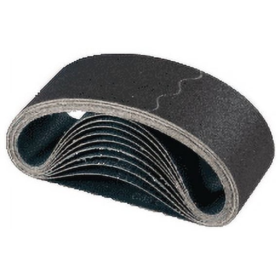 CRL CRL3X1880X 3" x 18" 80X Grit Glass Grinding Belt for Portable Sanders - 10/Bx