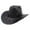 Black, variant on Party Festival Performance Cowboy Hat Fashionable Celebration Sparkly Sequins Cool Fedora Stage Show for Events,Mardi Gras Clothing,One Size