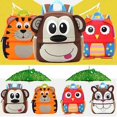 thumbnail image 2 of Mochila escolar de animales de dibujos animados 3D para niños pequeños, mochila de hombro, regalo para recién nacidosMonkey Fivean unisex, 2 of 2