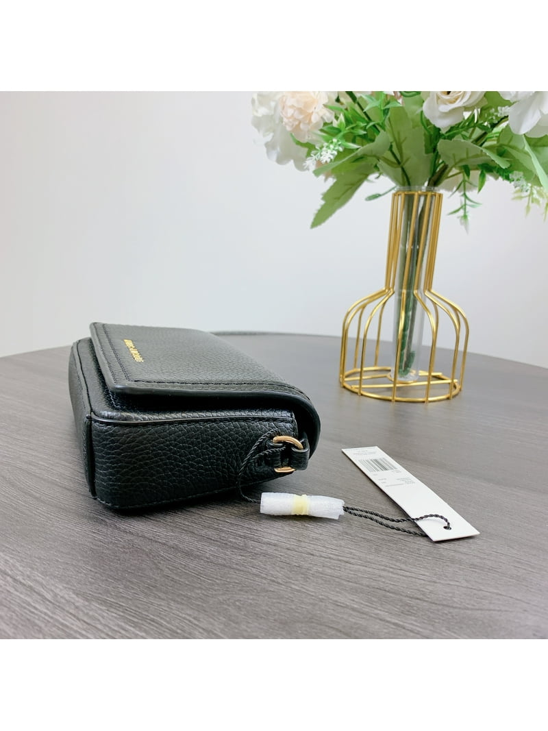 Marc Jacobs H107L01FA21 Mini Leather Crossbody Bag IN BLACK