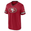 thumbnail image 2 of Men's Fanatics Scarlet San Francisco 49ers Stripe Stacking T-Shirt, 2 of 3