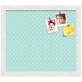 thumbnail image 2 of PinPix 15x13 Custom Cork Bulletin Board Blue Chain Poster Board Has a Fabric Style Canvas Finish, Framed in Blue Chain, by ArtToFrames (PinPix-571), 2 of 6