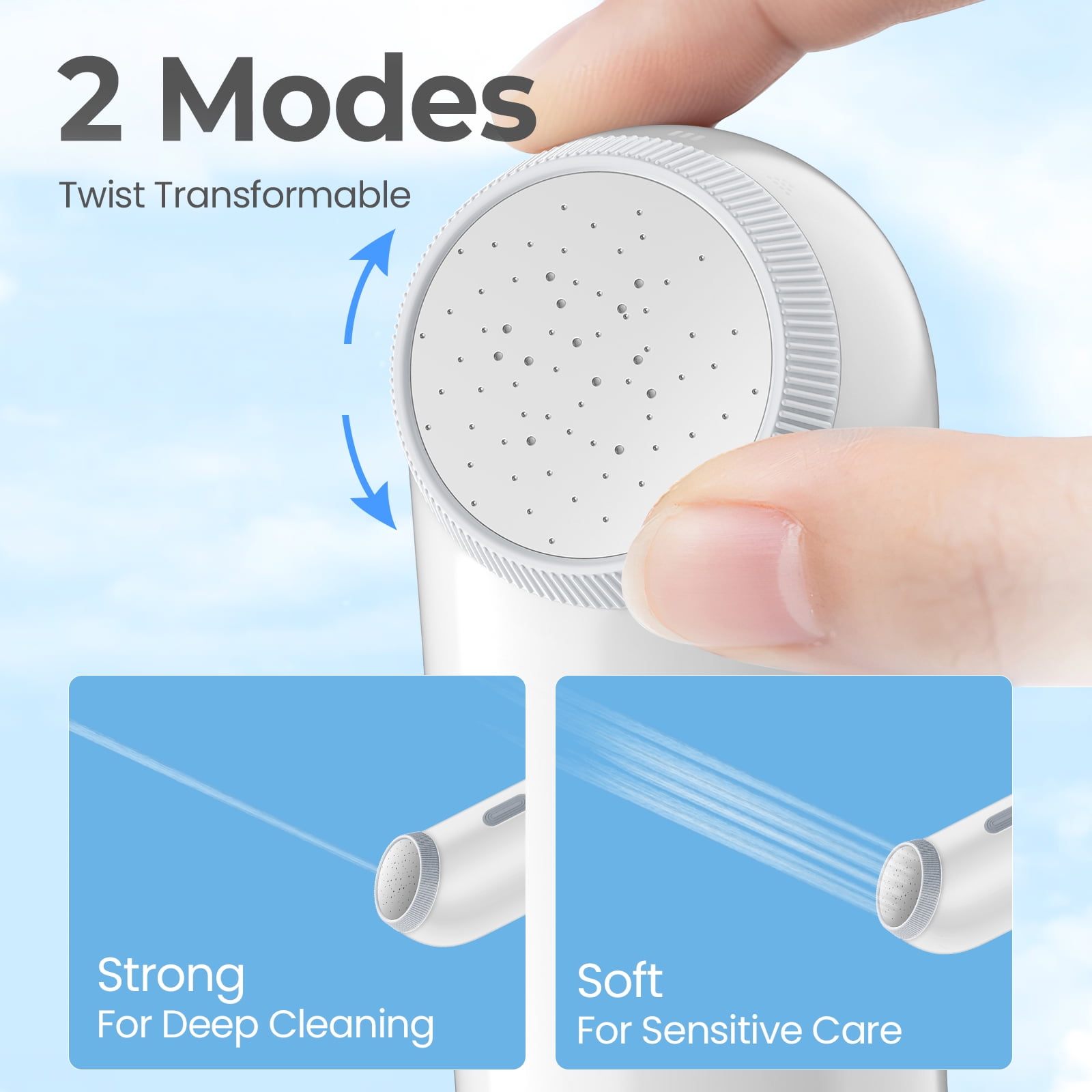 2nd Generation Portable Travel Bidet Electric Rechargeable Mini Handheld Personal Bidet Sprayer for Hygiene Cleaning | Postpartum & Baby Care | Hemmoroid Treatment | Portable Bidet