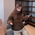 thumbnail image 4 of Chaqueta de algodón de pana suelta para mujer, chaqueta de algodón pequeña y corta para adelgazar, chaqueta de pan, 4 of 5
