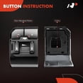 thumbnail image 4 of A-Premium Integrated Trailer Brake Controller Module with Switch Kit, Compatible with Ram 1500 2019 2020 2021 2022 2023, Replace # 82215278AD, 82215278AC, 4 of 8