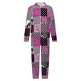 thumbnail image 4 of Hello Kitty Hooded Union Suit Pajama Soft Comfy PJs Sleepwear, 4 of 7