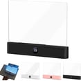 thumbnail image 6 of Flat Book Light, Page Glow Reading Light, Book Light Page, for Eye Protection,Rechargeable Clear LED Flat Reading Lights with 3 Colors & Timer, Dimmable Panel Plate Lamp   (Black), 6 of 7