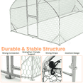 thumbnail image 3 of Gaderth Large Metal Chicken Coop,Wire Mesh Chicken Run,Chicken Pen With Water-Resident And Anti-UV Cover,Chicken Cage Duck Rabbit House For Outdoor Backyard, 3 of 3