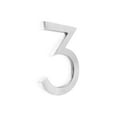 thumbnail image 4 of Montague Metal Products 24" Brushed Aluminum Floating or Flat Modern House Numbers 0-9 - 3, 4 of 6