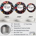 thumbnail image 4 of Designart "Melodic Colors of Vinyl Records III" Music Multi-Color Large Round Mirror - Round Mirror Wall Décor - Pop Art Round Printed Mirror 29" x 29" Inch, 4 of 5