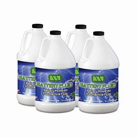 Battery Fluid - High Concentration Fog Fluid for Battery Powered Machines (4 Gallon Case)