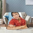 thumbnail image 5 of Blanket Patrick Swayze Soft and Comfortable Warm Fleece Throw Blankets Yoga Blankets Beach Blanket Picnic Blankets Gift for Dorm room office decor Sofa Bed Camping Travel All Season, 5 of 6