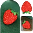 thumbnail image 3 of BESTYASH Oreiller Fraise en Peluche Kawaii Doux Tissu Rouge PP Support 1Pcs, 3 of 7
