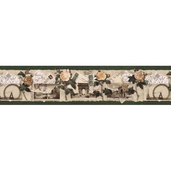 Roses Italy France Wallpaper Border SP76474