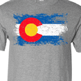 thumbnail image 4 of Inktastic Colorado Flag Distressed Look T-Shirt, 4 of 5