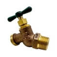 thumbnail image 2 of Thrifco 6415105 3/4 Inch MIP x 3/4 Inch GHT Brass No-Kink Hose Bibb - ARROWHEAD, 2 of 4