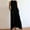 59#Black, variant on Women Fashion Summer Sleeveless Casual Round Neck Dresses Solid Color Dress Womens Long Sleeve Boho Blouse Top Womens Long Summer Dresses Sleeveless Split Beach Maxi Dresses With Pocket