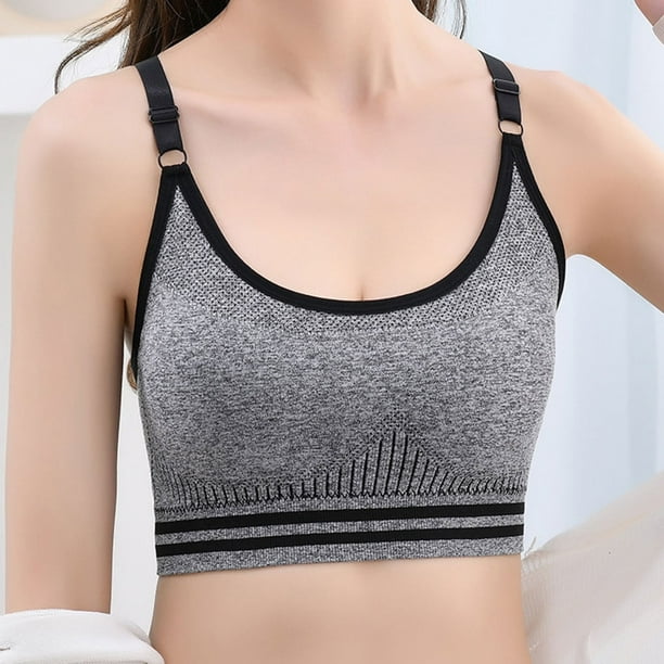 US Ladies Bra Sport Women Bras Chest Binder Comfort Vest Tank Top