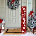 thumbnail image 3 of Cartel de bienvenida navideño de madera WUAHON Reindeer Snowflake, 3 of 8