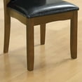 thumbnail image 4 of Furniture of America Waverly Faux Leather Side Chair in Brown Cherry (Set of 2), 4 of 6