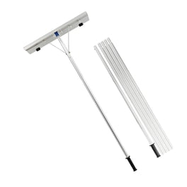 Solar Panel Safe Snow Rake Never-Scratch SnowBuster Roof Rake - 16.5 Ft ...