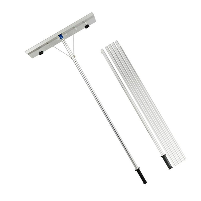 GROWTH TANK Râteau de Toit Outil de Déneigement Manche Extra Long Manche Extensible Antidérapant Pousse-Neige 27,8 mm