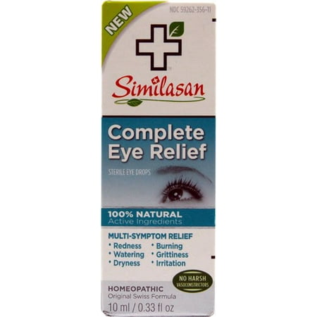 - Similasan Complete Relief Eye Drops, 0.33 Oz