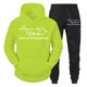 thumbnail image 3 of Conjuntos de otoño para hombre "Ingeniero eléctrico que es una pregunta" Sudadera con capucha divertida + Pantalones Trajes de 2 piezas Ropa deportiva de manga larga Pantalones de jogging, 3 of 4