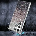thumbnail image 5 of Compatible with Galaxy S23 Ultra Bling Case Cute Glitter Diamond for Women Girls Rhinestone Sparkle Shiny Crystal Bumper Luxury Protective Cover 3D Handmade Case for Galaxy S23 Ultra Purple, 5 of 7