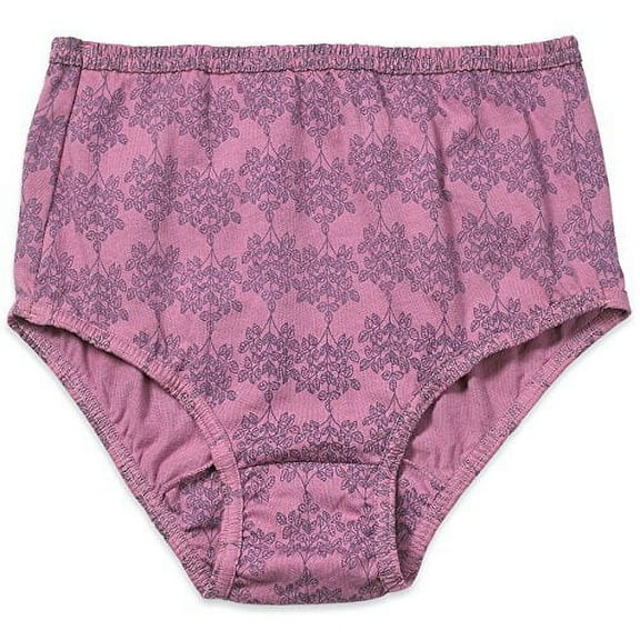 Valair Women's Full Cut Soft Cotton Brief Panty - Pack of 3 - Various Colors