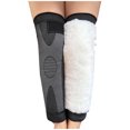 thumbnail image 1 of Women's Winter Leg Drawstring Loose Tight Wool Knee Pads Warm Non-Slip Leg Covers, 1 of 3