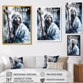 thumbnail image 4 of Designart "Jesus With Cross VI" Religious Landscape Wall Art For Kitchen, 4 of 5
