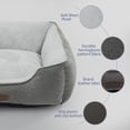 thumbnail image 2 of Cama para perros DEBANG HOME Deluxe de felpa para perros extrapequeños, color gris, 2 of 6