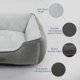 thumbnail image 2 of Cama para perros DEBANG HOME Deluxe, caseta de felpa, lavable para perros medianos, 2 of 6