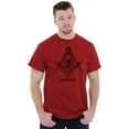 thumbnail image 5 of Illuminati Compass Secret Society Men's Graphic T Shirt Tees Brisco Brands S, 5 of 6