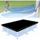 thumbnail image 1 of Cubierta de piscina rectangular negra | Tela impermeable UV Weather 210D | Barrera de suciedad reflectante de calor | Protección de piscinas al aire libre | 1 Pack Funda Duradera | Se adapta a, 1 of 4