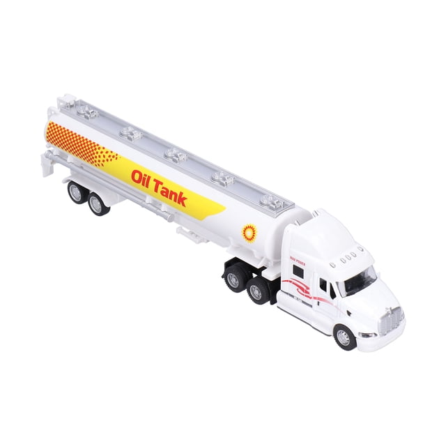Trucks Model, Beautiful Appearance High Simulation Car Toy Light And Sound With Car Head Car Body For Perfect Birthday Gift For Children White