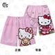thumbnail image 4 of Pantalones cortos Hello Kitty de verano para niños, holgados, combinables, con estampado 3D, para playa, informales, para parejas, 4 of 5