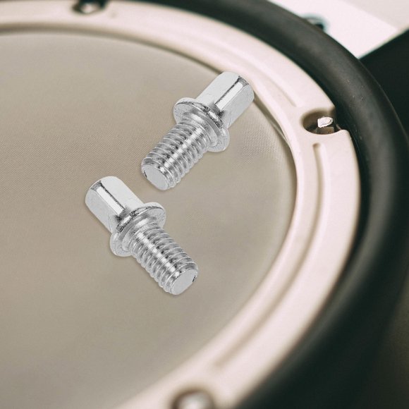 NUOLUX 10Ud Accesorios De Tornillos En Hierro Plateado Para Kit De Percusión Con Instalación Precisa Y Segura