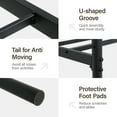 thumbnail image 5 of Metal Platform Bed Frame King Mattress Foundation Heavy-Duty Steel Slat Noise-Free Support with Headboard & Foot Board NO Boxing Spring Needed Under-Bed Storage Easy Assembly, King, 5 of 8